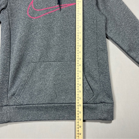 Nike Dri-Fit Just Do IT. Hoodie Women’s Gray/Pink Size XS - Picture 8 of 9
